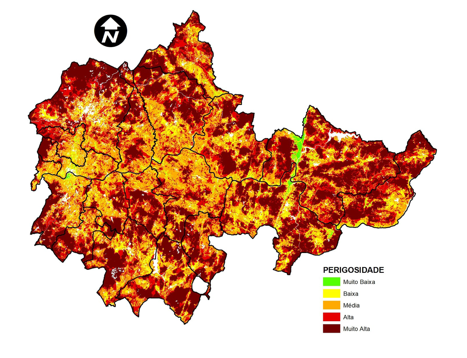 carta-de-perigosidade-de-incêndio-rural